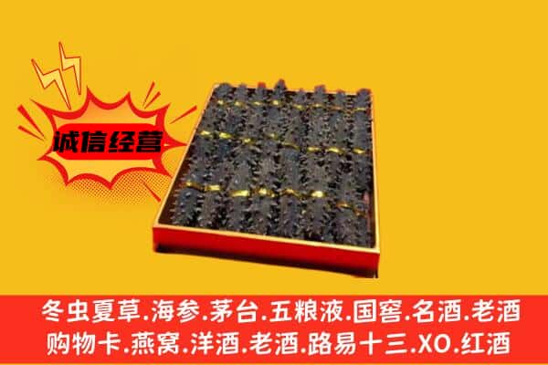 武汉市新洲回收海参